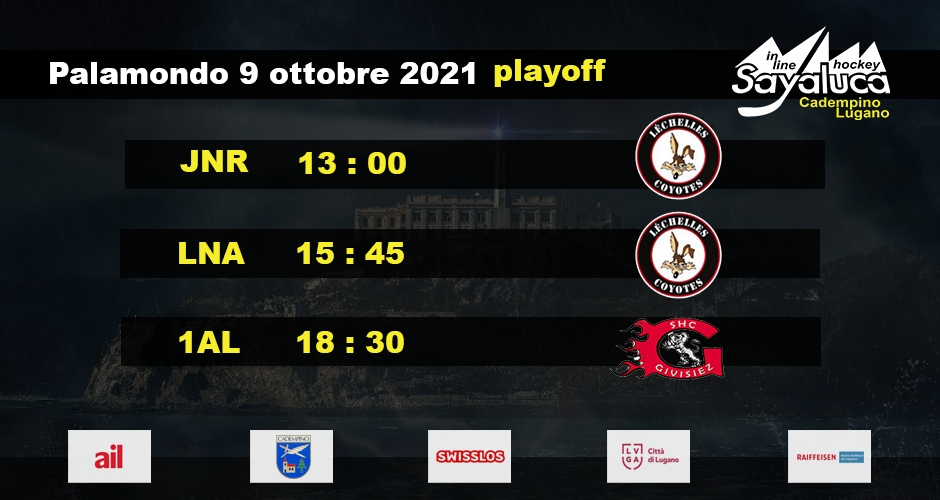 9 ottobre, fine settimana di playoff al Palamondo, JNR + LNA + 1AL