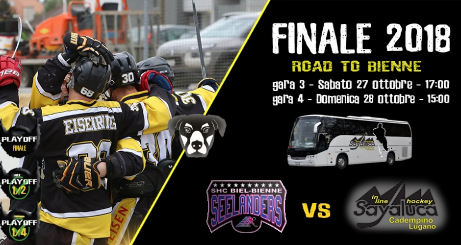LNA - FINALE: Bienne vs Sayaluca gara 3: SAB 27.10 ore 17:00; gara 4: DOM 28.10 ore 15:00