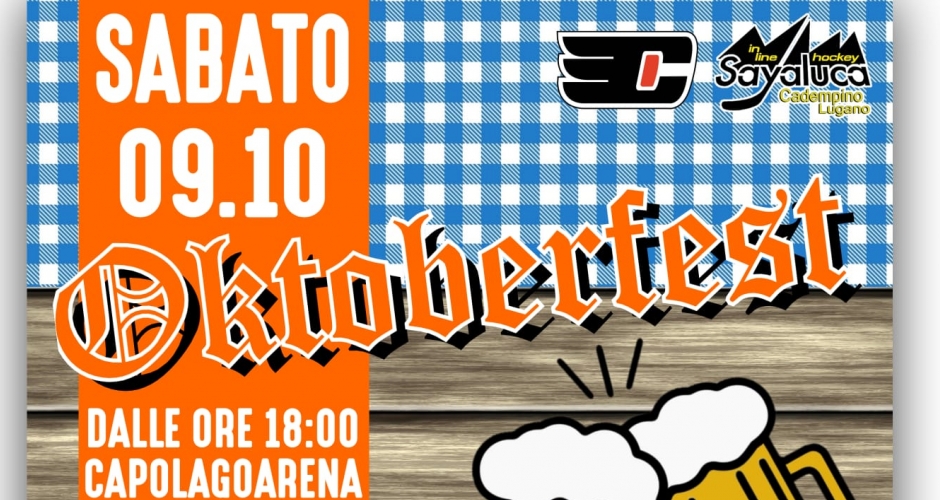 9 ottobre  - Oktoberfest