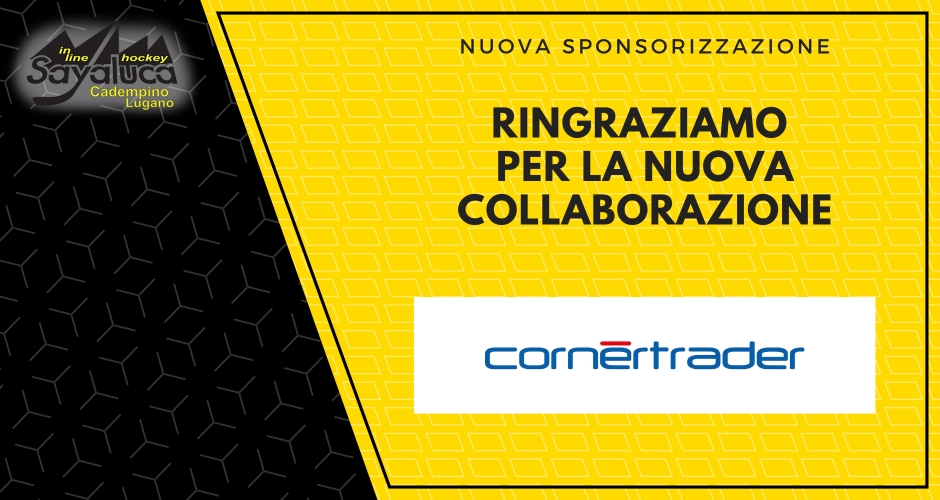 CornerTrader, nuovo sponsor